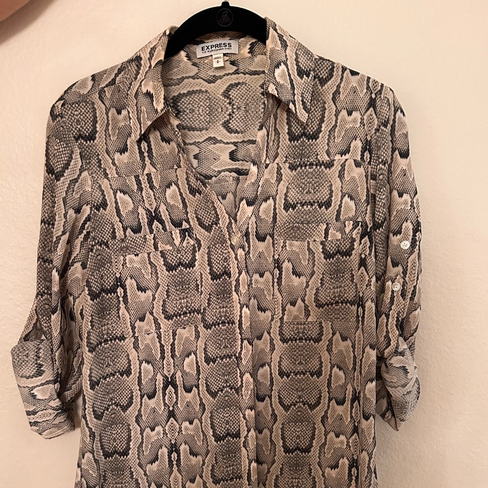 Snake skin blouse
